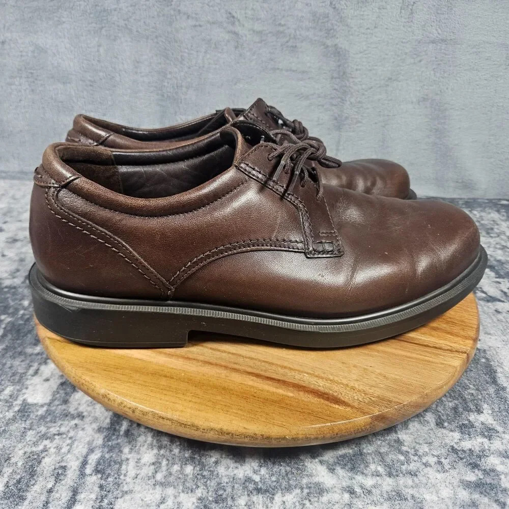 SAS Ambassador Dress Shoes Mens 12 Wide Brown Oxford Lace Up Casual Comfort